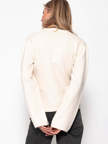 SASSYCLASSY Knit cardigan in White