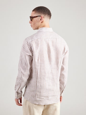 bugatti - Ajuste regular Camisa en marrón