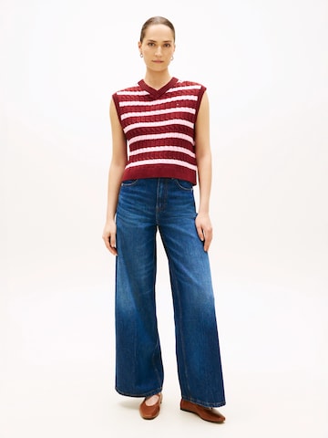 TOMMY HILFIGER Pulóver - piros