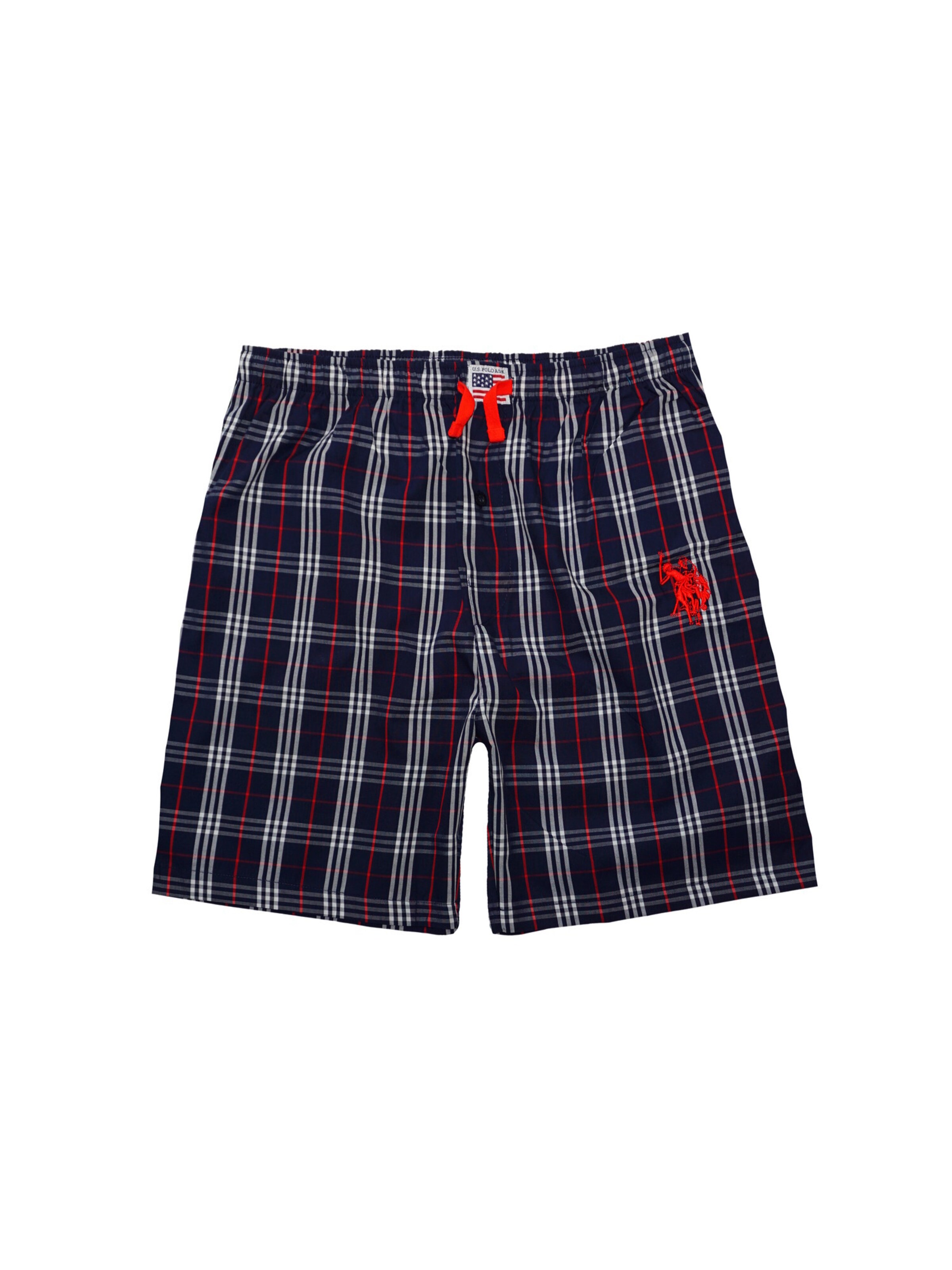 U.S. POLO ASSN. Pyjamas kort i blå