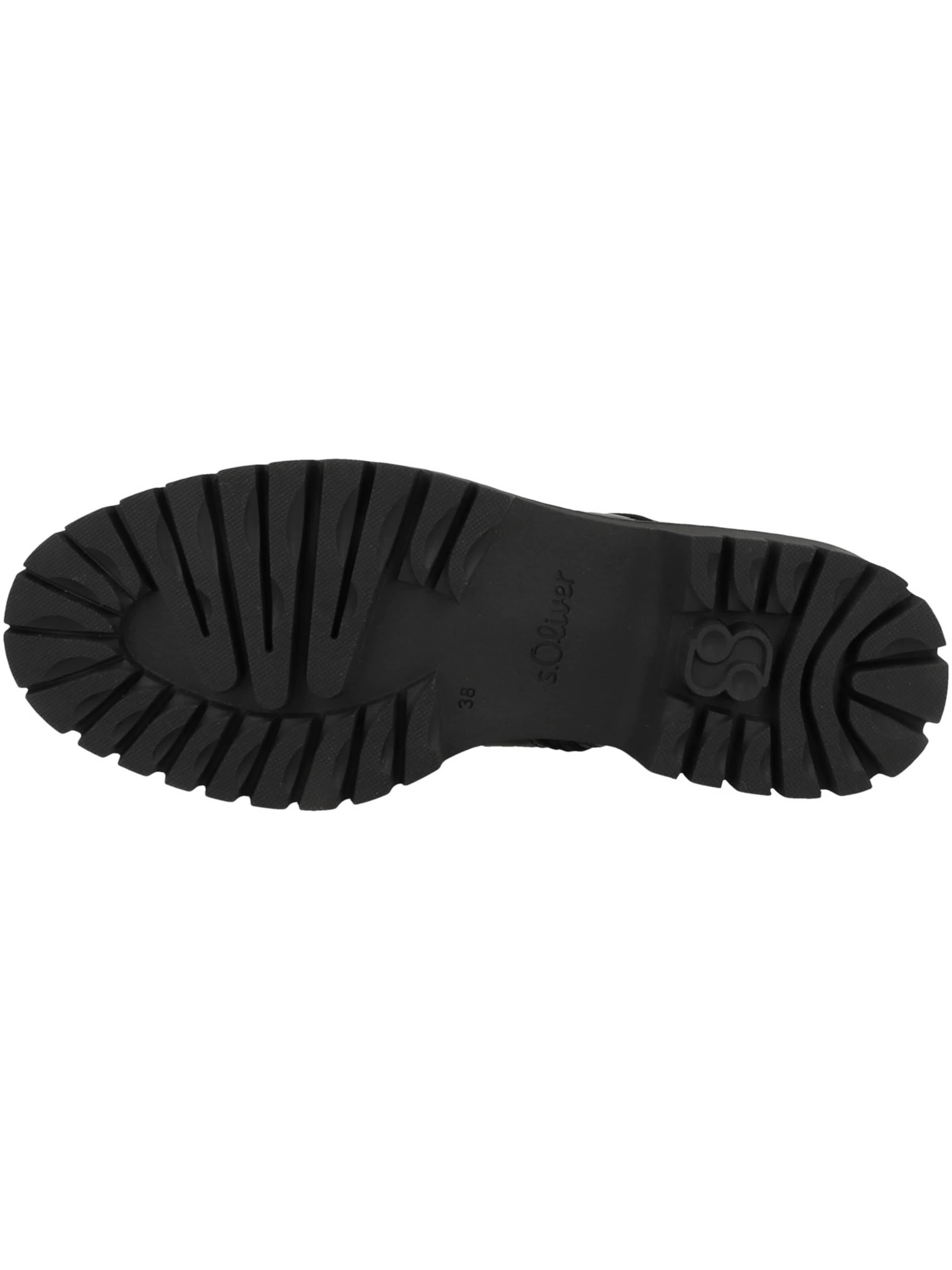 Stivaletto stringato ' 5-26213-41 ' di s.Oliver in nero