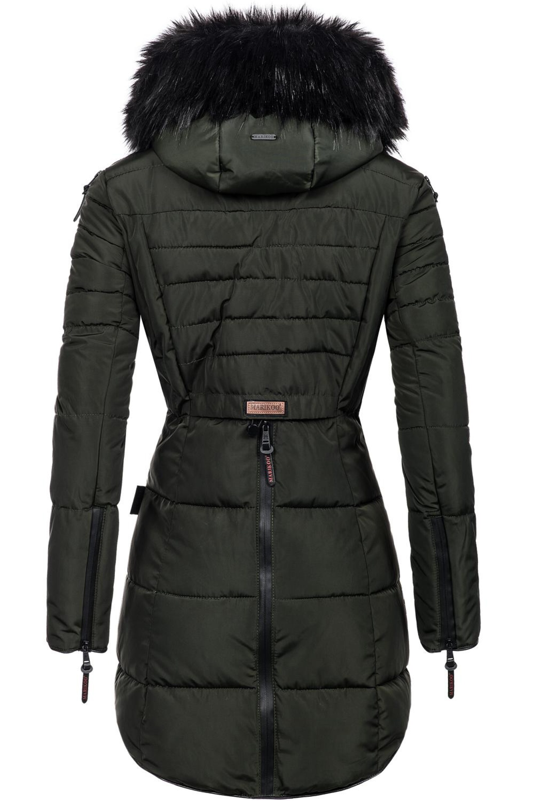 MARIKOO Χειμερινό παλτό 'Moonshine' σε πράσινο