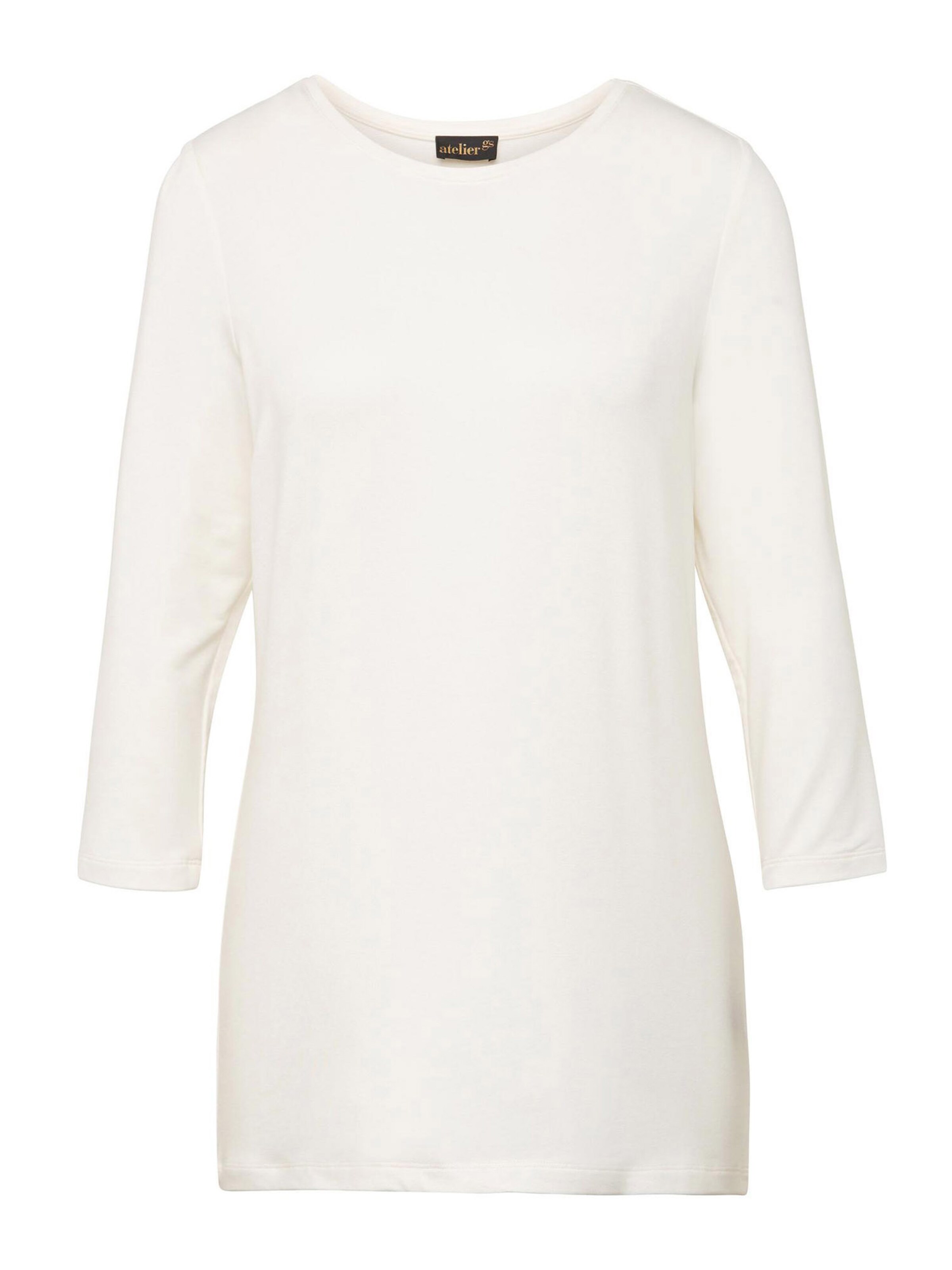 Goldner Shirt in Wit: voorkant