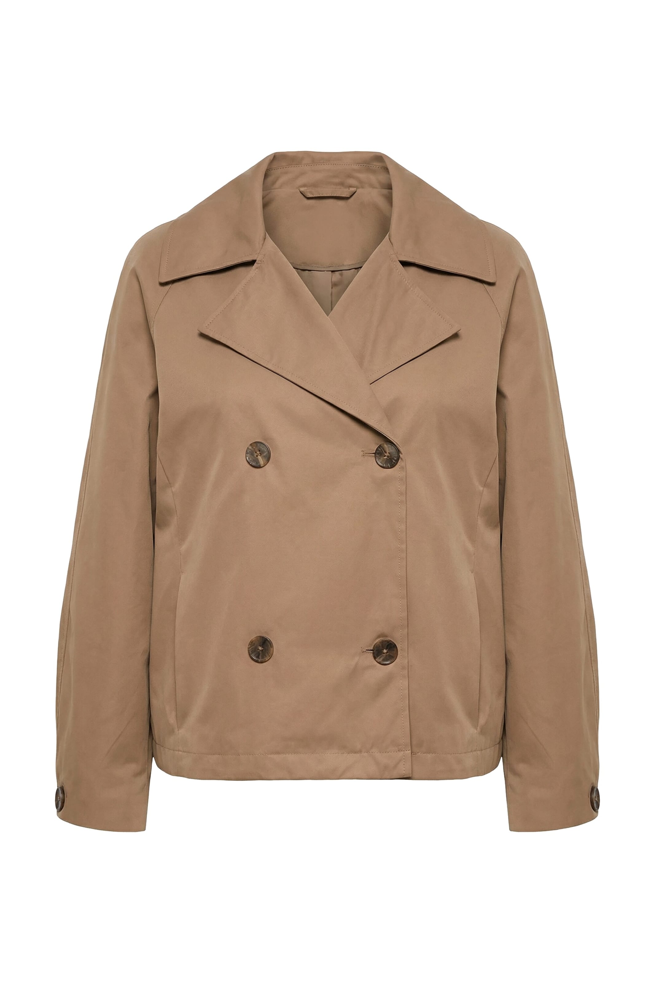 Ulla Popken Between-season jacket in M-L in Brown, Item view