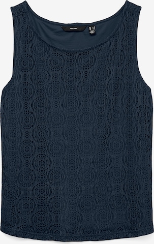 VERO MODA - Top de punto 'VMMAYA' en azul: frente