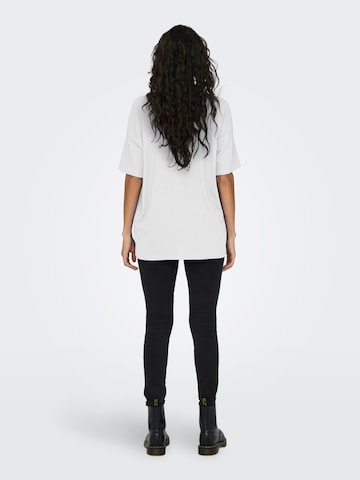 ONLY - Camiseta 'MAY' en blanco