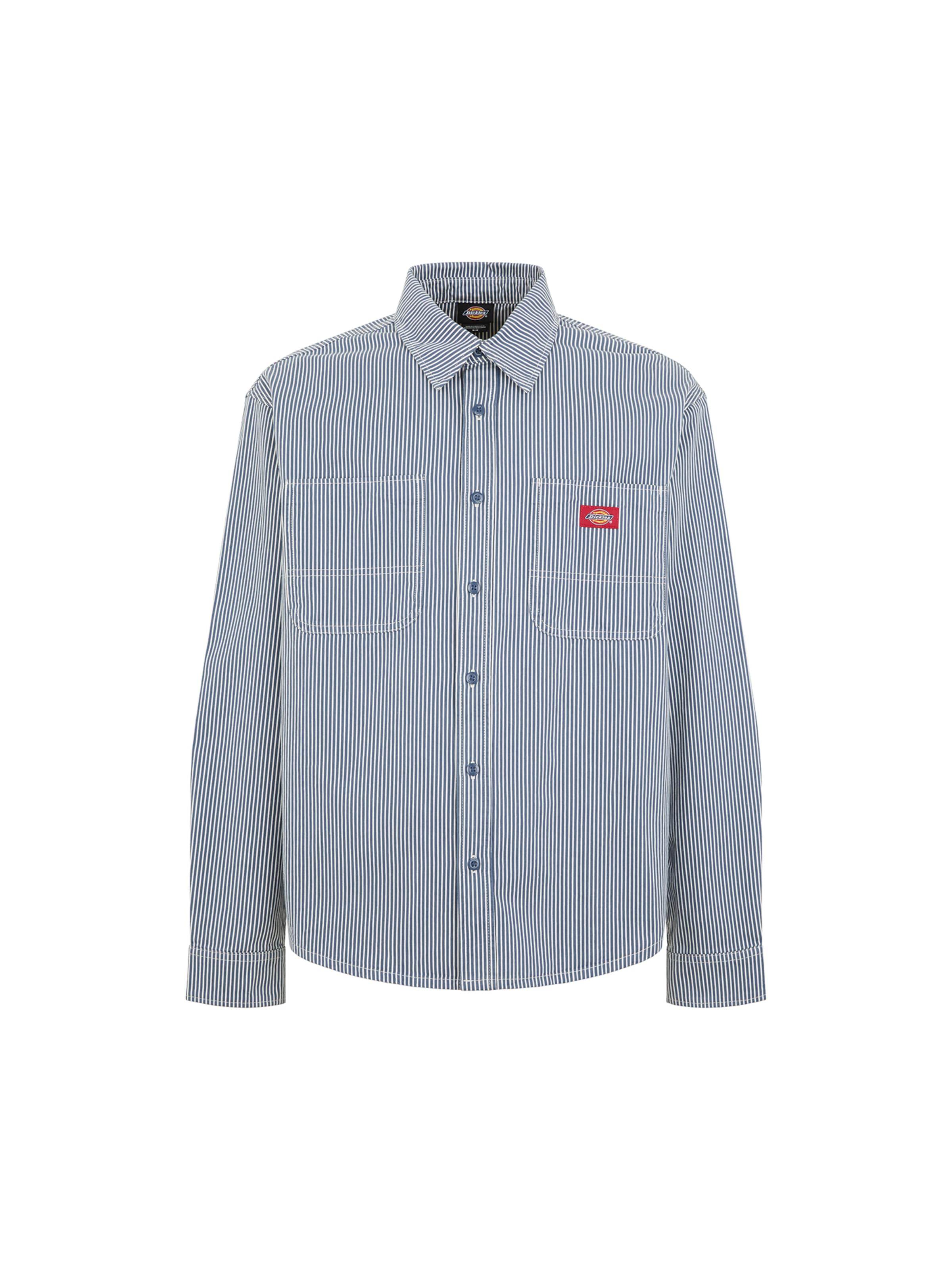 Cămașă DICKIES pe albastru porumbel / alb, Vizualizare produs