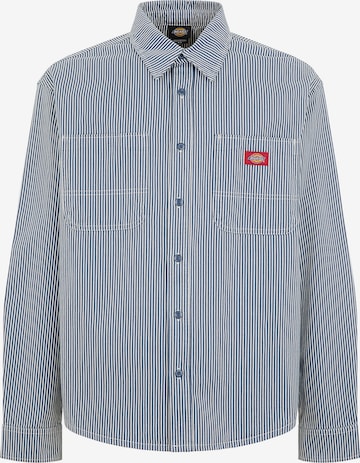 mėlyna DICKIES Patogus modelis Marškiniai: priekis