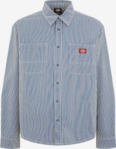 Marškiniai iš DICKIES, spalva – melsvai pilka / balta, Prekių apžvalga