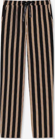 SCHIESSER Pajama Pants 'Mix & Relax' in Brown: front