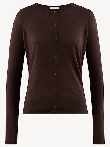 Tamaris Knit Cardigan in Brown: front