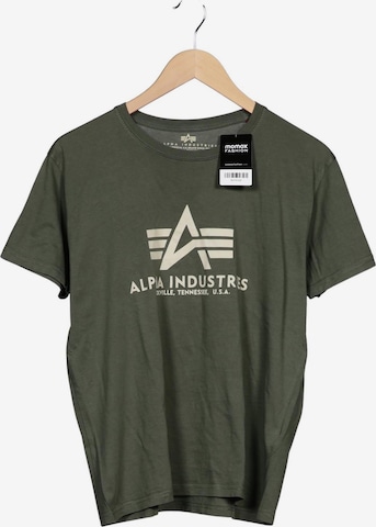 ALPHA INDUSTRIES Shirt in M in Green: front