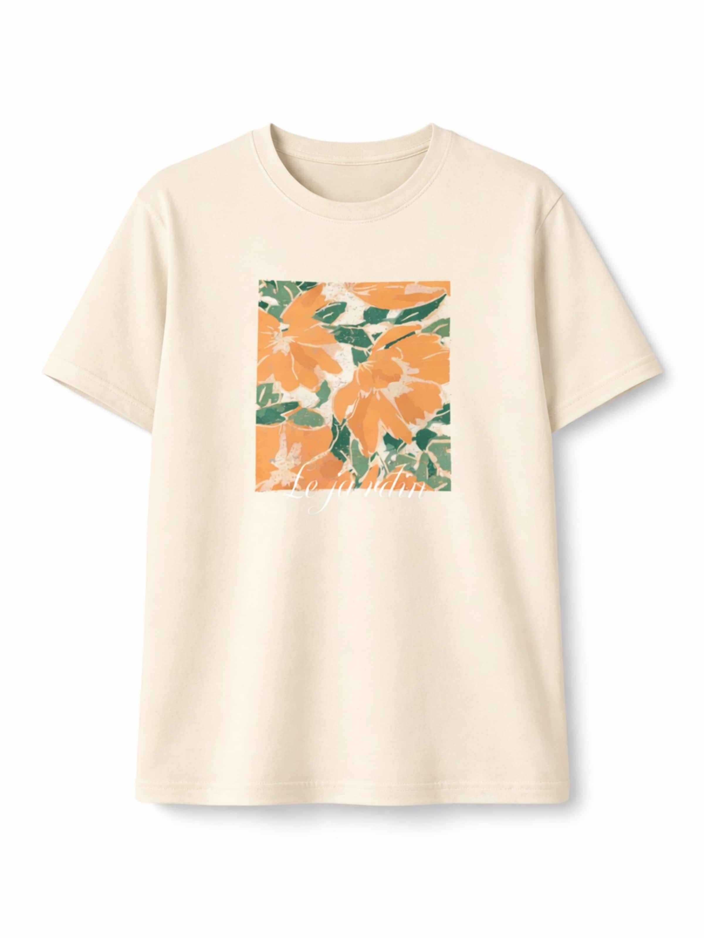 LEAFLETIC Shirt 'Leafletic Women’s Short Sleeve T-Shirt'‌‌‌‌ in Beige: Vorderseite