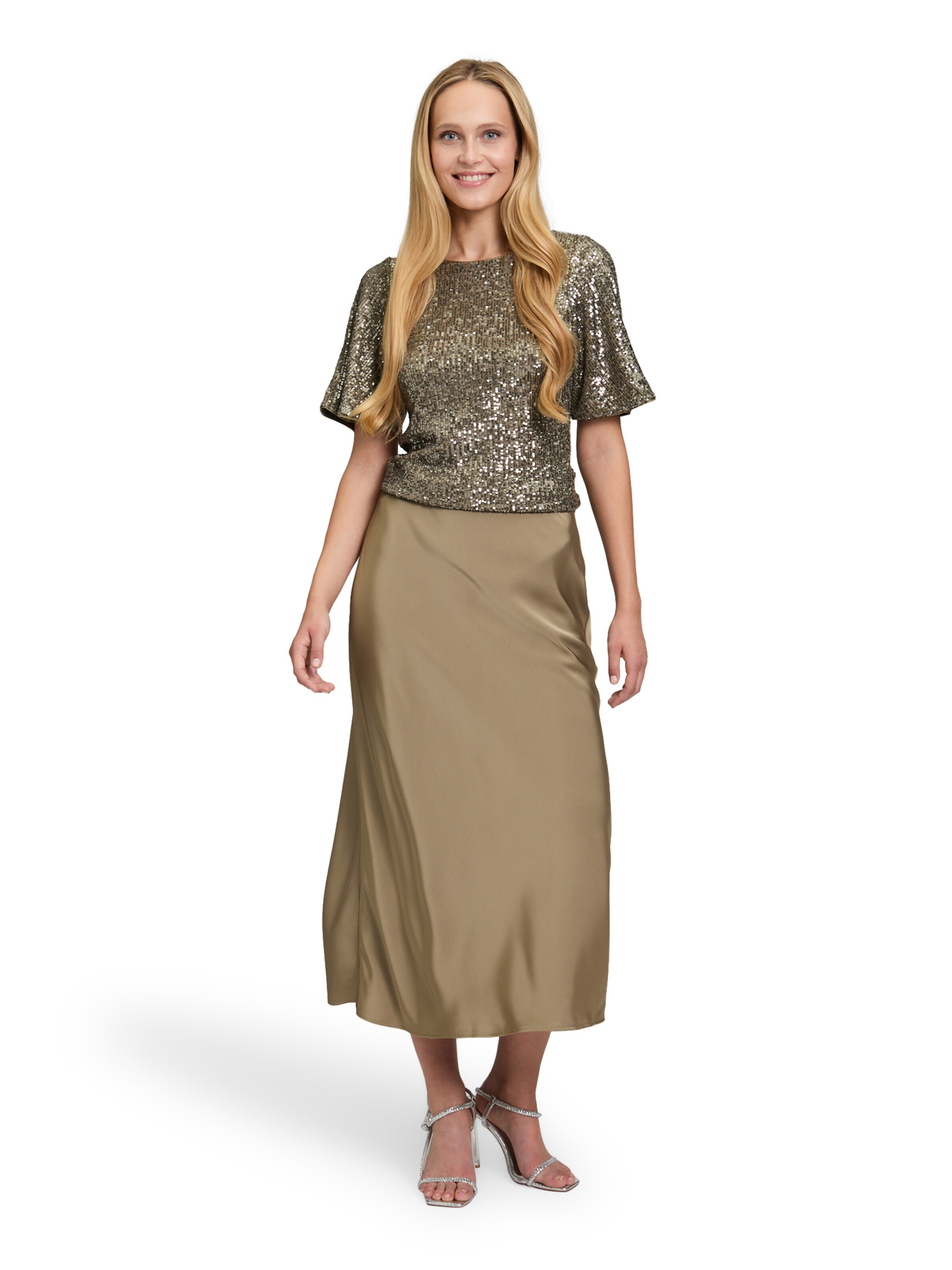 Jupe Vera Mont en marron