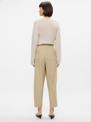 MOS MOSHLoosefit Hlače na crtu 'MMLeysa' - bež boja