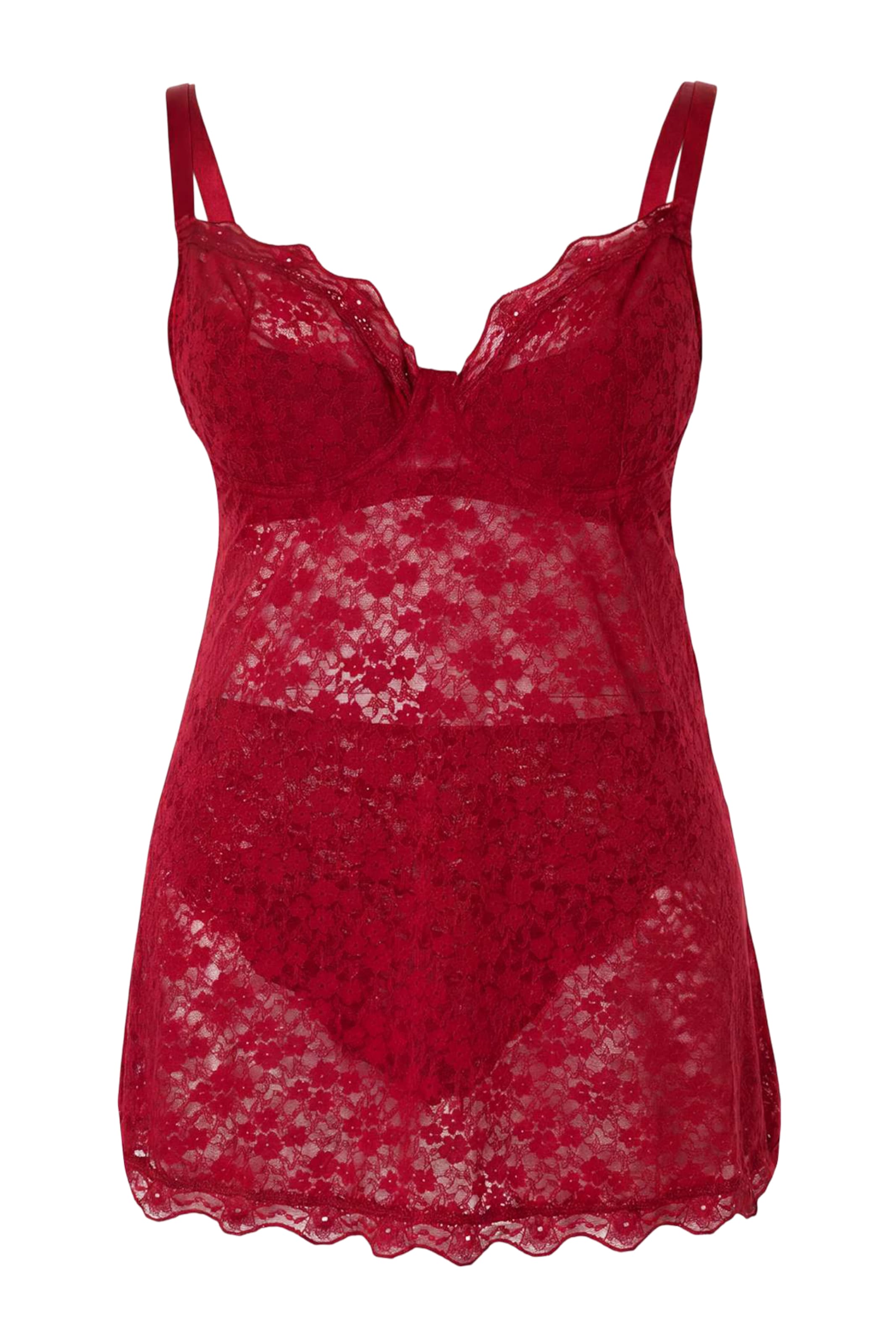 Trendyol Curve - Picardias en rojo: frente