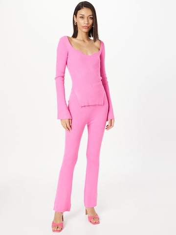 Misspap Loungewear in Pink: front