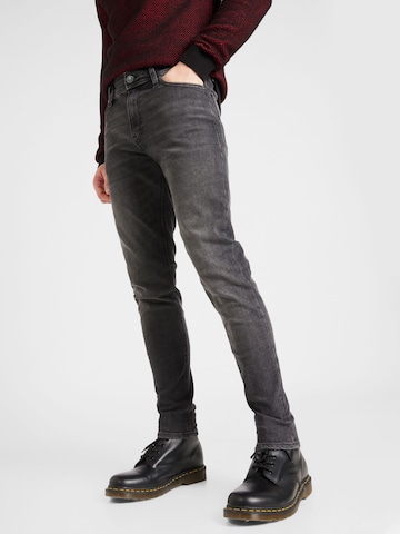 JACK & JONES Regular Jeans 'PETE' in Zwart: voorkant