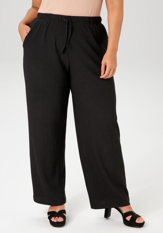 Aniston Loose fit Pants in Black: front