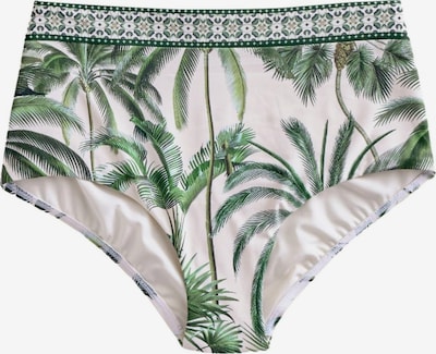Bikinio kelnaitės iš Next, spalva – kremo / tamsiai žalia, Prekių apžvalga
