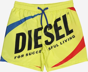 DIESEL Board Shorts in Yellow: front