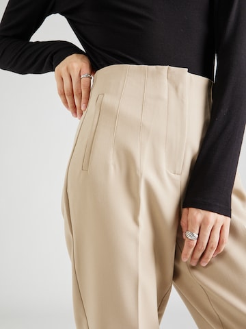 Effilé Pantalon à plis 'RAVEN LIFE' ONLY en beige