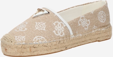 Espadrilles 'JOLANDON' GUESS en blanc : devant