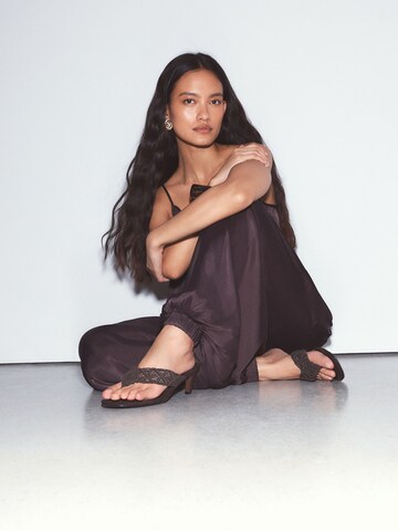 Next T-bar sandals in Brown