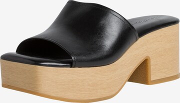 TAMARIS Mules in Black: front