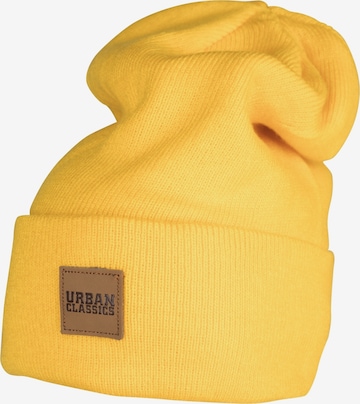 Urban Classics Beanie in Yellow: front