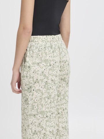 ICHI Loose fit Trousers ' IHMARRAKECH ' in Green