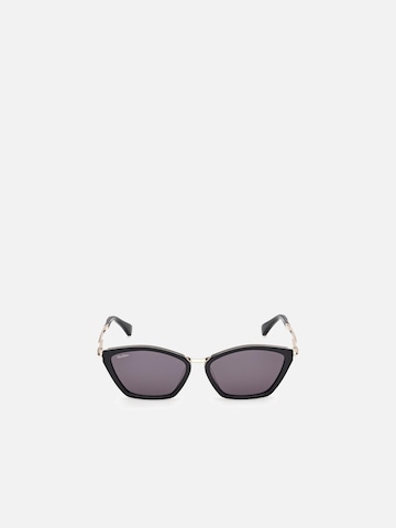 Max Mara Zonnebril 'Maxmara MM0162 Shiny black 54/15/140 Women Sunglasses' in Zwart
