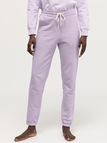 Pantalon hessnatur en violet : devant