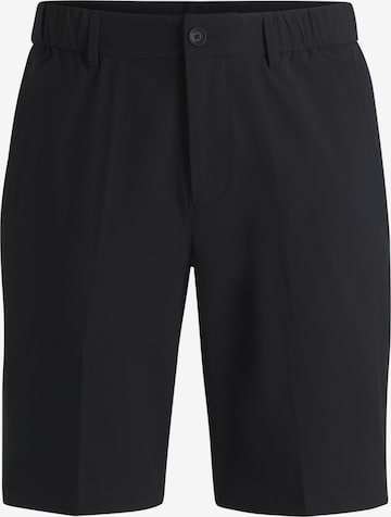 BOSS Slimfit Shorts 'Speedflex' in Schwarz: Vorderseite
