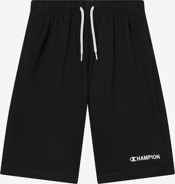 Champion Authentic Athletic Apparel Свободный крой Штаны в Черный: спереди