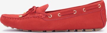 Kazar Mocassins in Rood: voorkant