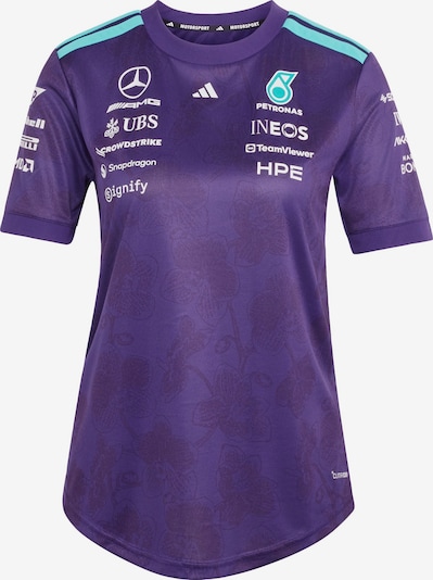 ADIDAS PERFORMANCE Tehnička sportska majica 'Mercedes AMG Petronas Formula 1 Team Vanda Bloom' veličine M u akvamarin / ljubičasto plava / bijela, Pregled proizvoda
