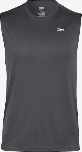 Reebok Functioneel shirt in de kleur Zwart / Wit, Productweergave