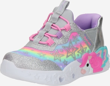 sidabrinė SKECHERS Sportbačiai 'UNICORN CHARMER-LIL STARLITE': priekis