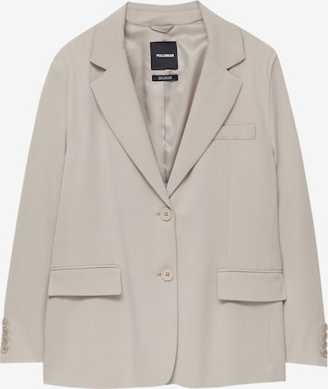 Pull&Bear Blazer in Beige: front