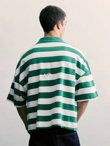 T-Shirt 'STWD' Pull&Bear en vert