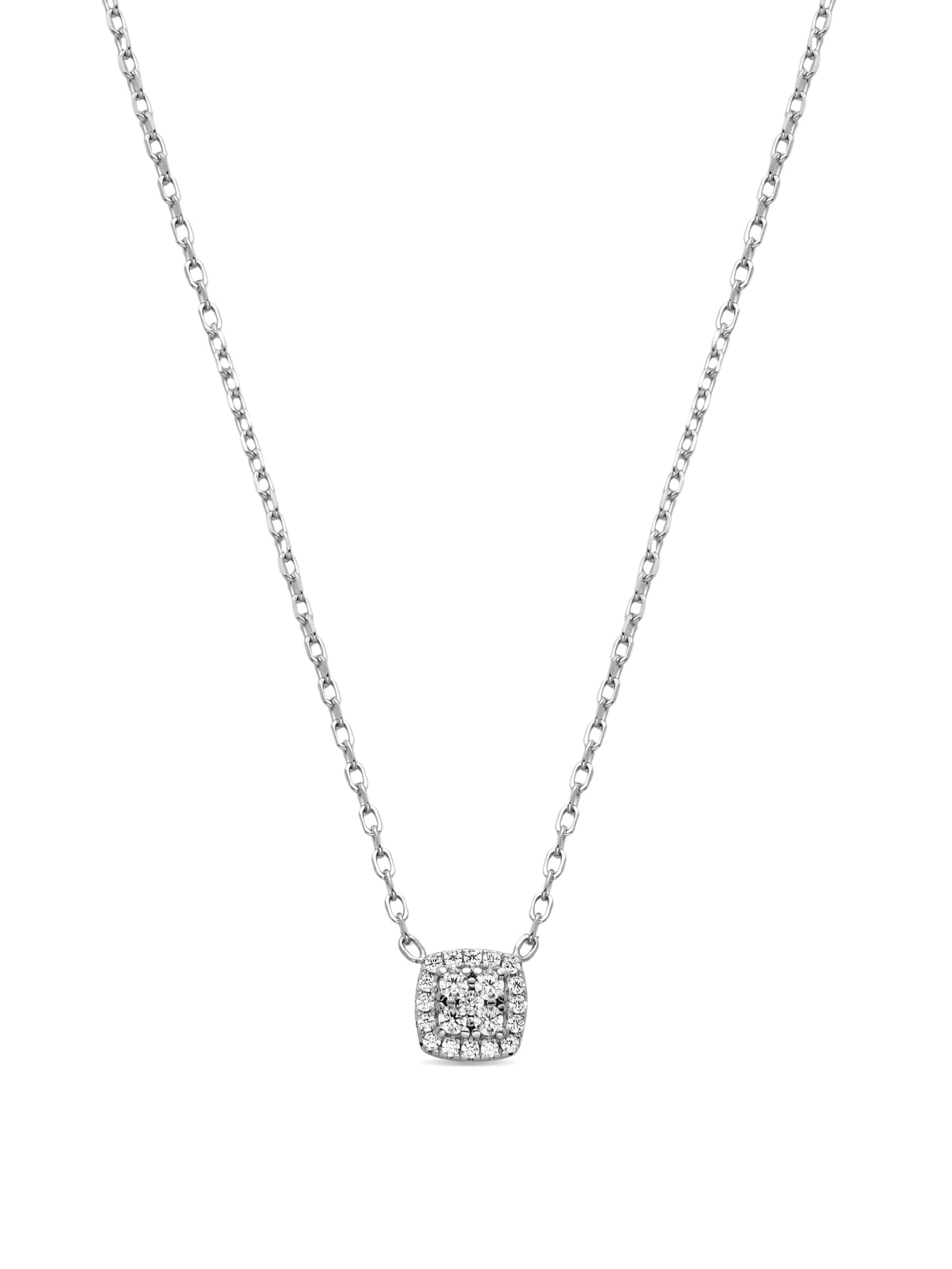 Luxenter Ketting 'Amanba' in Zilver: voorkant