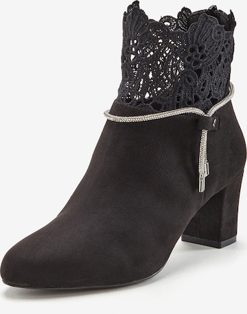 LASCANA - Botines en negro: frente