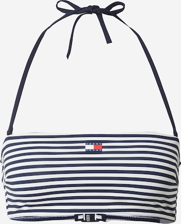 Fascia Top per bikini di Tommy Jeans in blu: frontale