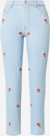 ONLY Traperice 'ONLINC' u plavi traper / maslinasta / roza / krvavo crvena, Pregled proizvoda