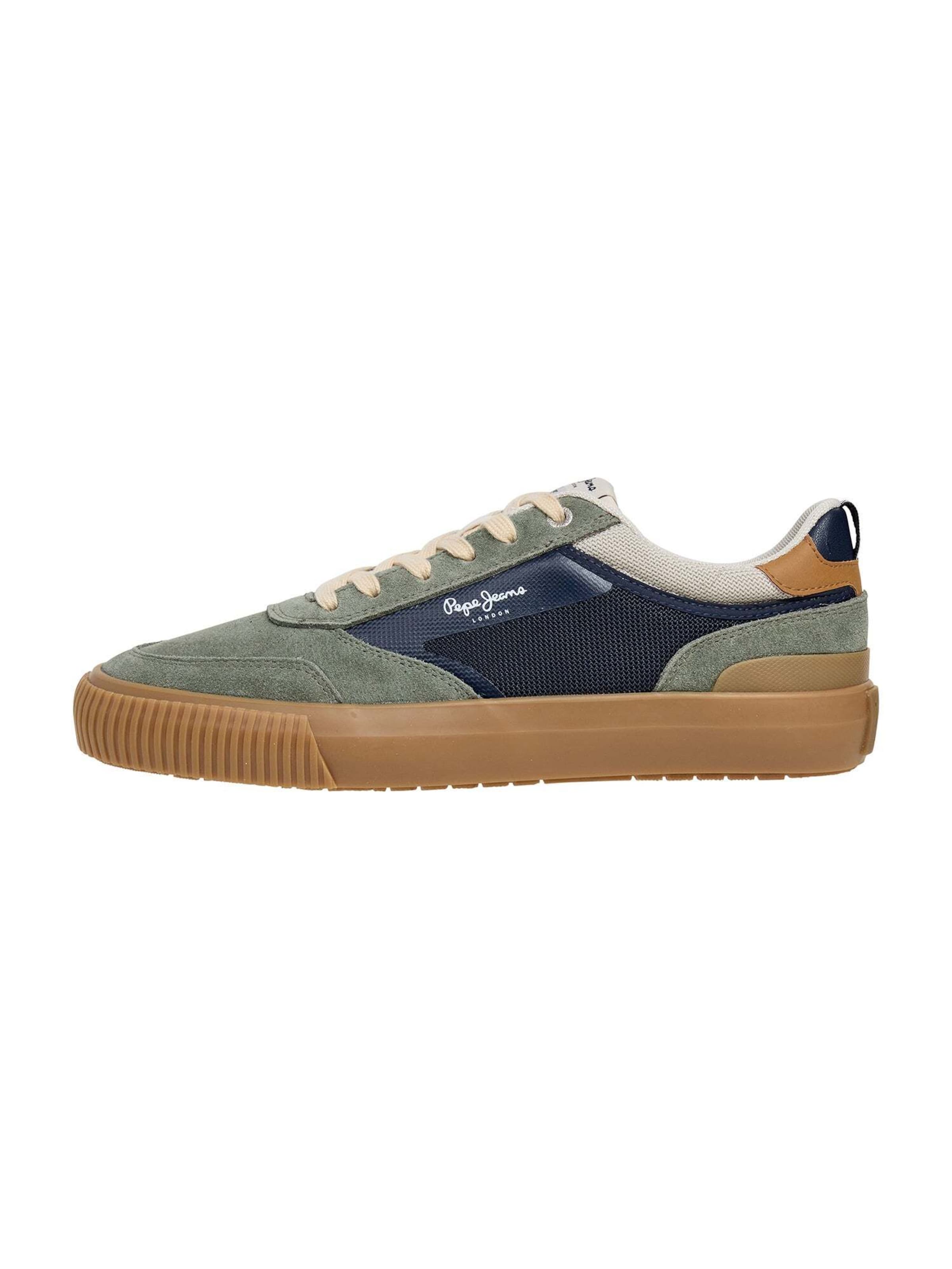 Baskets basses 'NOLAN STREET' Pepe Jeans en vert : devant