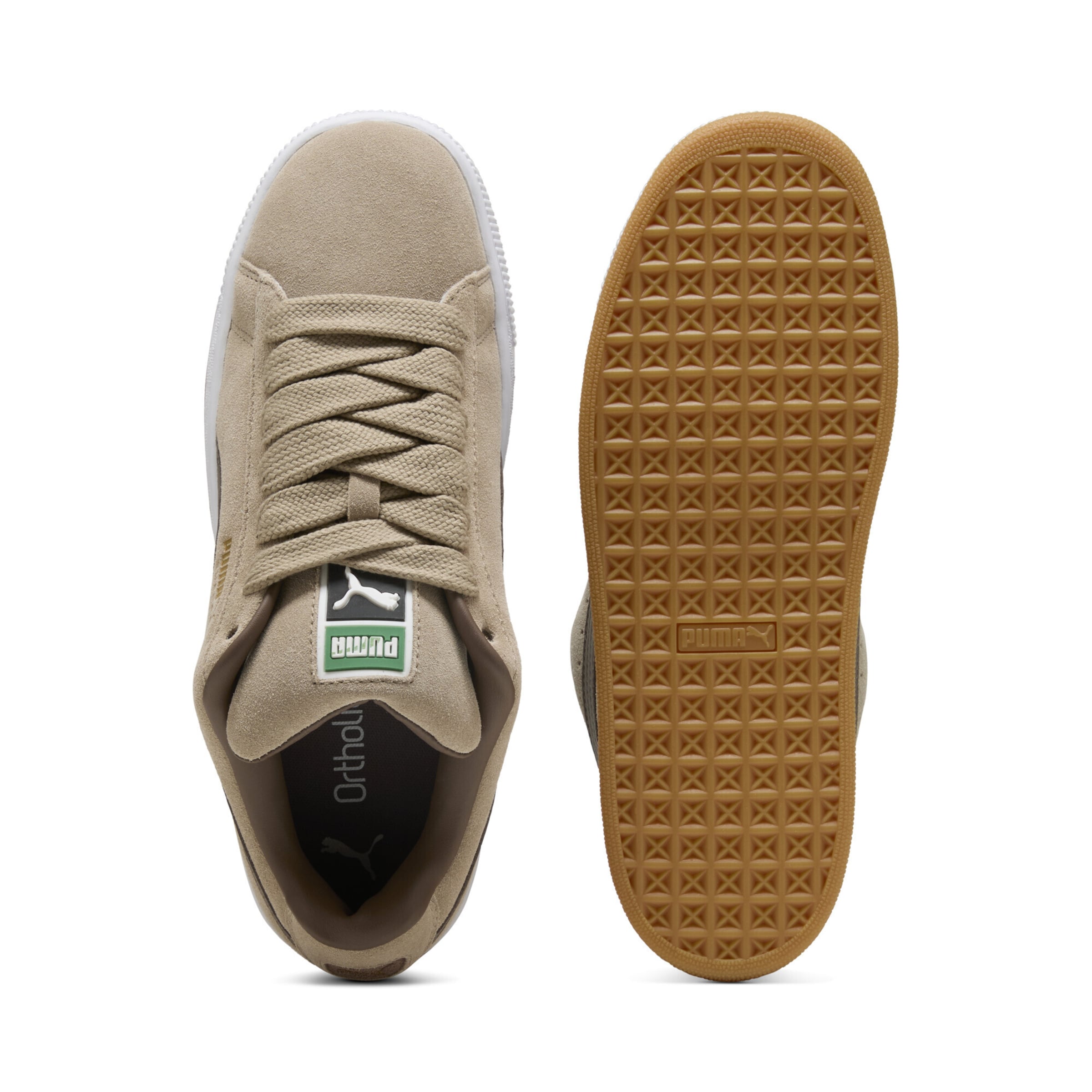 PUMA Низкие кроссовки 'Suede XL' в Бежевый