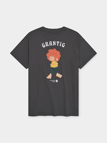 Bavarian Caps Shirt 'Grantler Klub: Pumuckl'‌‌‌‌‌‌‌‌ in Grau