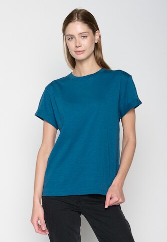 T-shirt 'Basic Stop' GREENBOMB en bleu : devant