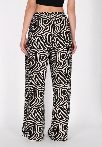 myMo ROCKS Wide leg Trousers in Black
